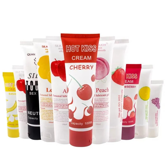 2 Pcs Body Lubricants Fruit-Flavored Water-Soluble Body Lubricant Oral Fruity Essential Oil Adult Products for Couple