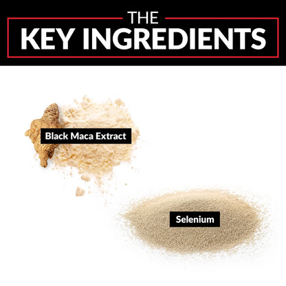 Black Maca Gummies, Black Maca Root to Enhance Vitality in Men & Women, Increase Energy & Strength, with Bioperine for Superior Absorption, Delicious Passion Berry Flavor, 60 Gummies by