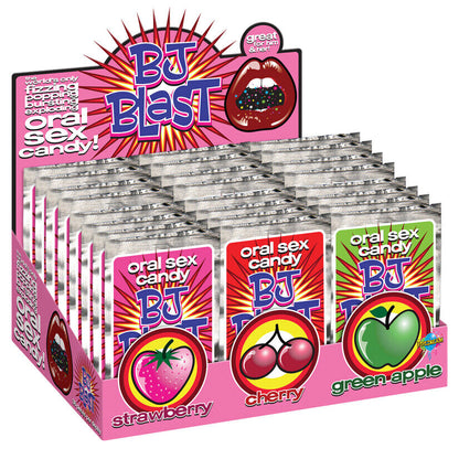 BJ Blast Oral Sex Flavored Pop Rocks Adult Foreplay Fun Candy