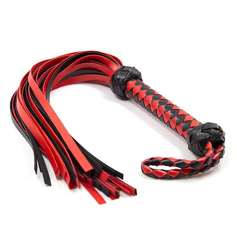 Horse Whip Riding Crop Equestrian Faux Leather Whip Horse Equipment Whip Training Horse Riding Whip for Couples