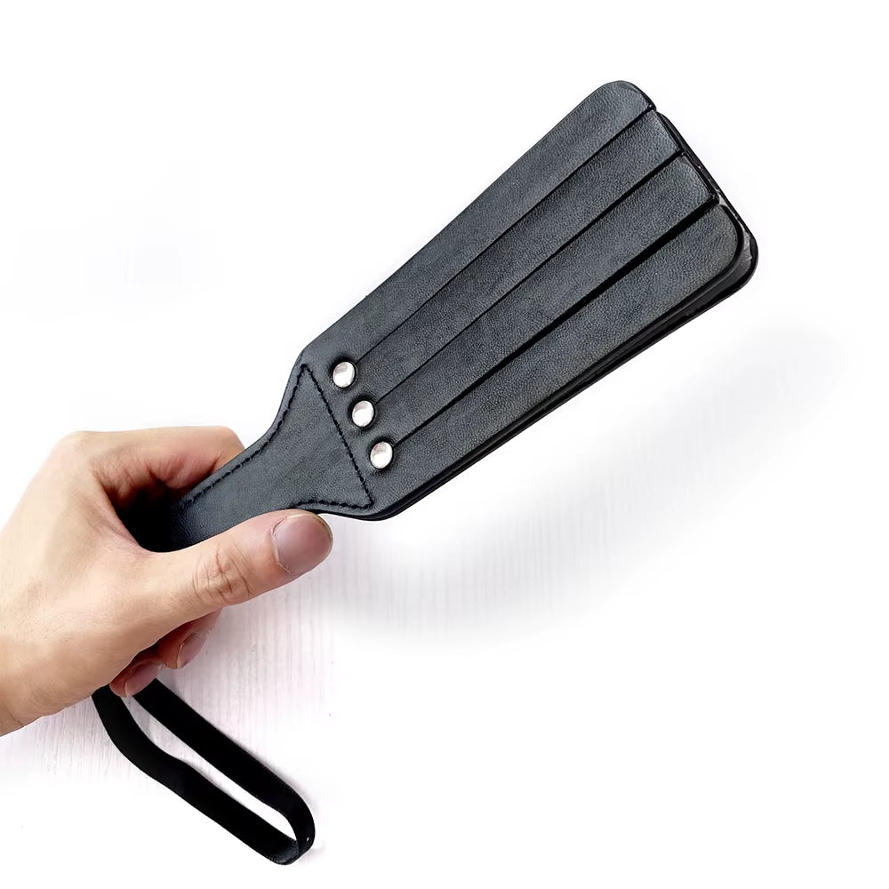 Bondage PU Leather Spanking Paddle Flirt Fetish Slave Flogger Whip Sex Toys Adult Couples Valentine'S Day Game