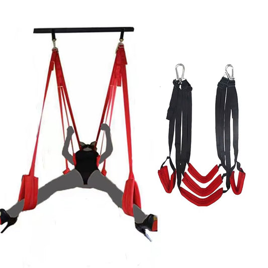 Soft Material Sex Swing Sex Furniture Fetish Bandage Love Adult Game Chairs Hanging Door Swing Sex Erotic Toys for Couples
